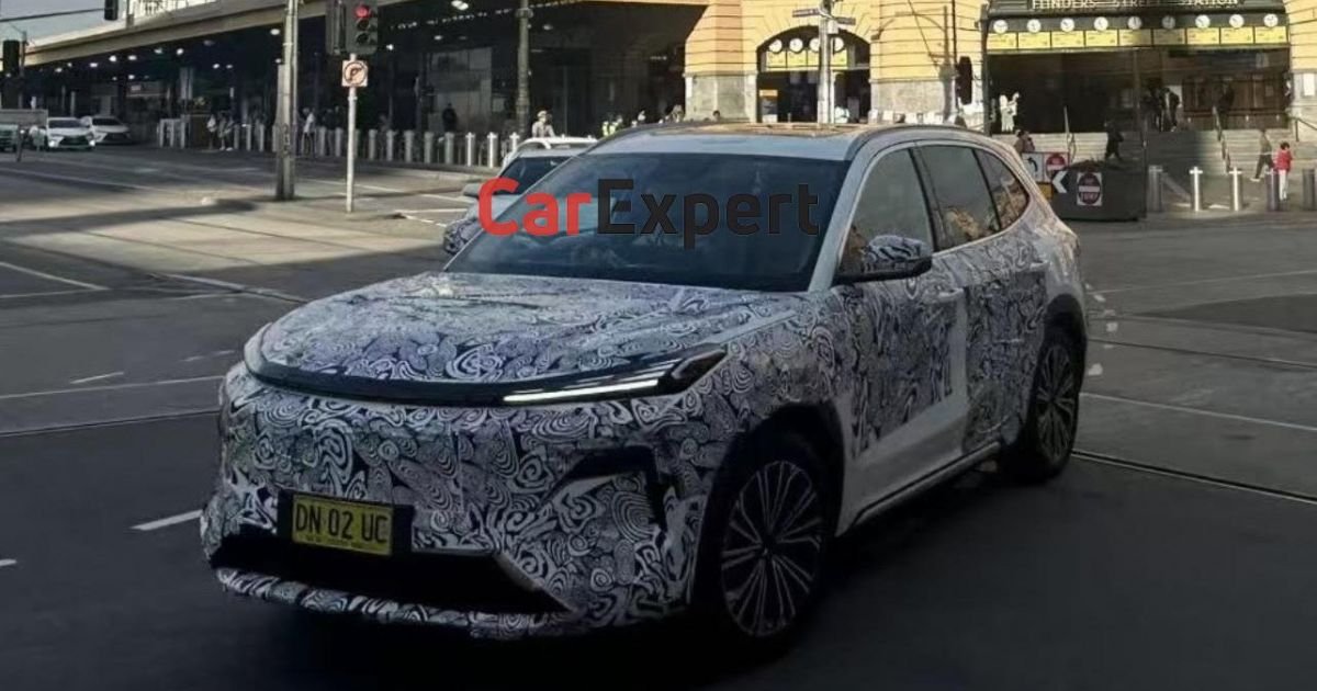 Os testes geelários da China espionaram o SUV PHEV de tamanho médio na Austrália